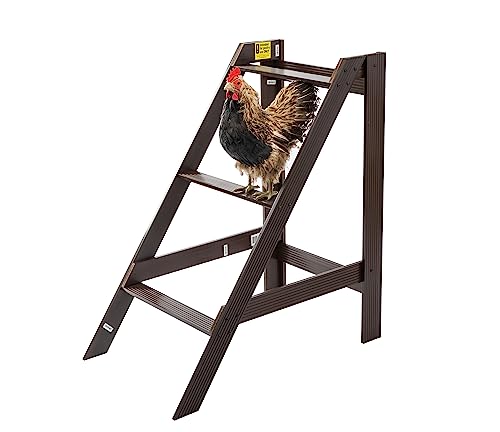 New Age Pet ECOFLEX Restful Roost Chicken Roost Bar, Medium L Shape, Non Toxic, Eco Friendly, Easy Clean, Moisture & Odor Resistant, Durable Composite, Fits Up to 6 Birds