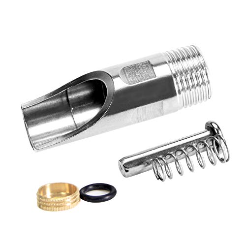 Beduan 1/2" NPT Pig Nipple Water Feeder Stainless Steel Automatic Water Drinker for Pigs (Pack of 5) - size: Pack of 5