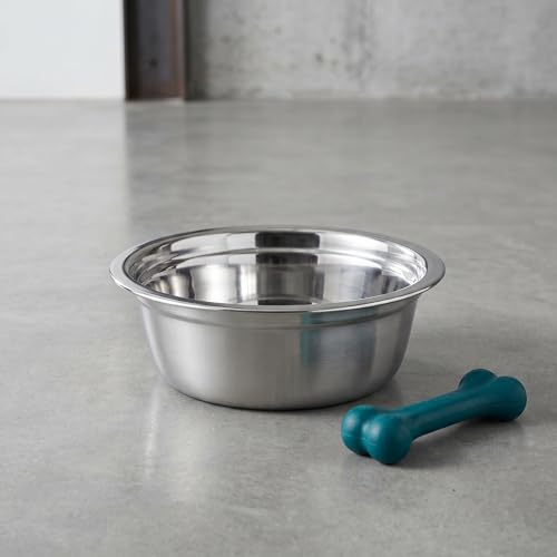 4-Pack Stainless Steel Dog Bowls – 47 Oz Metal Dog Bowls for Large & Medium Dogs, 304 Stainless Steel Dog Bowl, Dishwasher Safe Basic Dog Food Bowls – Stainless Steel Cat Bowls for Kennel