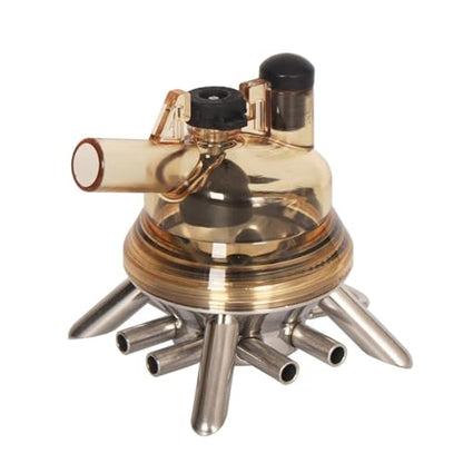 Classic Milk Claw 300ml for Cow Milking System, 300CC PSU Cap Milk Claw Durable Milking machine claw 300cc PC/PSU and milking machine spare parts S/S claw top PSU/PPSU bowl claw with shut off valve su