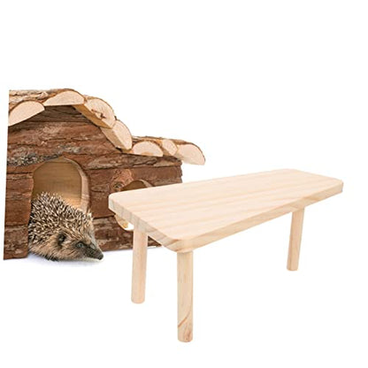 BESPORTBLE Wooden Small Pet Platform for Chickens Multi-Purpose Resting Spot Safe Wooden Material for Guinea Pigs and Small Pets Private Space for Rest and Play