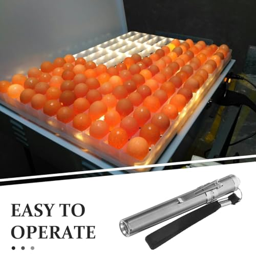 DOITOOL Portable Led Egg Candler Lamp for Chicken Duck Goose Egg Inspection Handheld Tester Light Incubator Tool for Poultry Care
