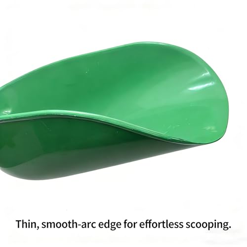 Extra Big Size Thickened Plastic Utility Scoop, 35~55-Ounce Scoop Livestock Feed Scoop for Any Household Disposing Replacing Litter/Animal Pet Farm Pig Horse Feed Food Shovel (Plastic)