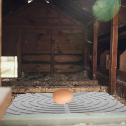 VICASKY Chicken Nesting Pad Washable Silicone Mat Nest Box Liner for Laying Hens Pet Mat Nesting Box Supplies