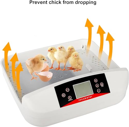 Egg Incubator, with Humidity Display and Egg Candler, Automatic Egg Turner for Hatching Chickens(42 Egg)