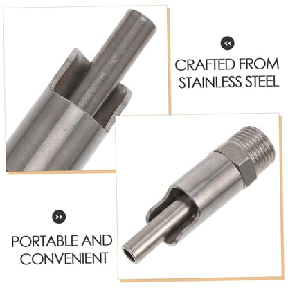 Toyvian Heavy-Duty Stainless Steel Pig Waterer Nozzle Anti-Splash Automatic Nipple Drinker for Livestock Durable Water Dispenser for Pigs Sows and Piglets Easy to Install Clean