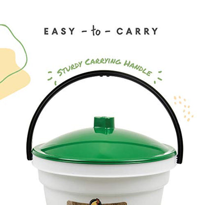 Harris Farms Large Flock Easy-Fill Poultry Drinker, Made with BPA-Free Plastic, Top Fill Design, 6.25 Gallon - size: 6.25 gallon