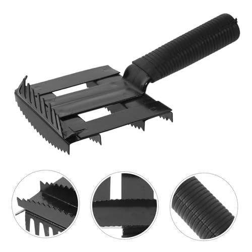 1Pc Poultry Itching Relief Brush Metal Grooming Rake for Cattle Sheep Durable Poultry for Itchy Skin Body Massage Essential Livestock Grooming Accessory