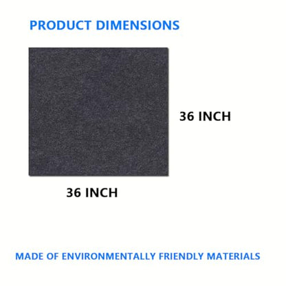Chicken Coop Mat，Under Chicken House Mat——Absorbent Mat，Backing Prevents Liquid and Chicken Manure Penetration,Soft Material, Non-Slip Backing，Washable,Keeps Chicken House Floors Clean (36" x 36") - size: 36.0"L x 36.0"W x 0.2"H