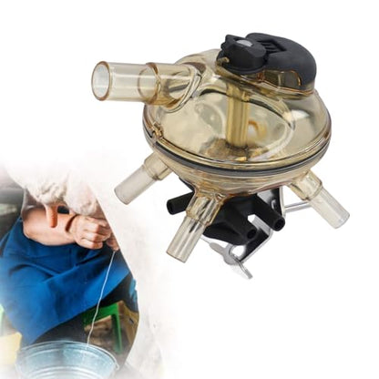 320CC Stainless Steel Milking Claw, Efficient Farm Milking Machine Accessory for Cows and Sheep, Durable Food Grade Material