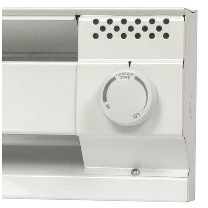 Cadet Single Pole Built-In Thermostat Kit for Electric Baseboard Heaters (Model: BTF1W), 22 Amp, White