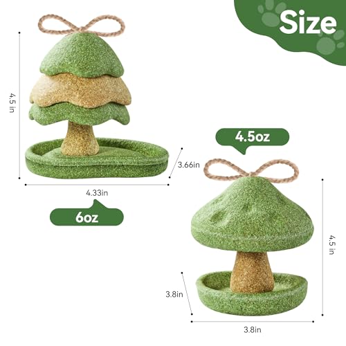 2 Pack Guinea Pig Chew Toys, Prevent Teeth Overgrowth, Rabbit Chew Toys, Natural Treats for Rabbit/Hamster Toys, Natural Timothy Grass & Vegetables, Small Animal Toys for Habitat Decoration