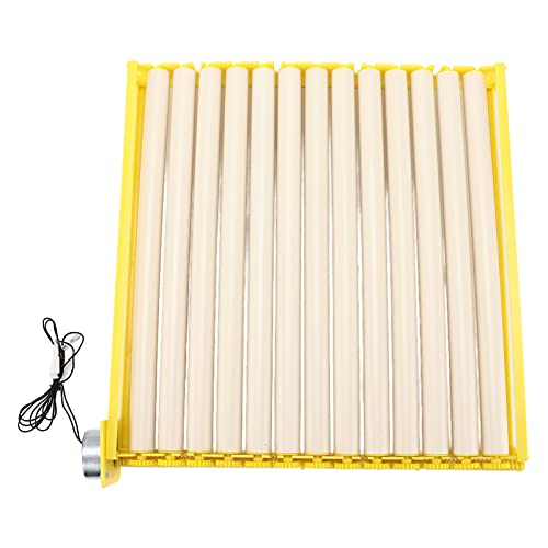 GLOGLOW Egg Incubation Tray, 13 Roller Turner | 16.9x16.7x2.1in Poultry Hatchery Equipment, 156 Quail Egg Capacity, Automatic Turner, For Chicken Duck Quail Farming - color: #1