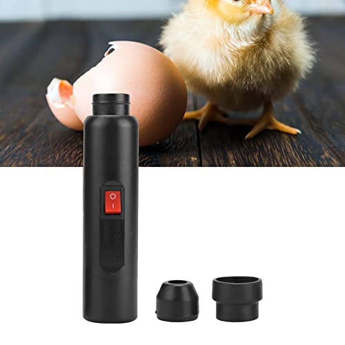 Egg Candler Tester with Cool LED Light for Monitoring Chicken Bird Egg Incubation Development, 100-240V