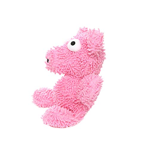 MIGHTY® 2 Pack Microfiber Medium Pig Dog Toys | Ultra Durable Plush Toy with Multiple Layers & Reinforced Seams , Washable and Floats , Mighty® Construction - color: 2PK Pink Pig