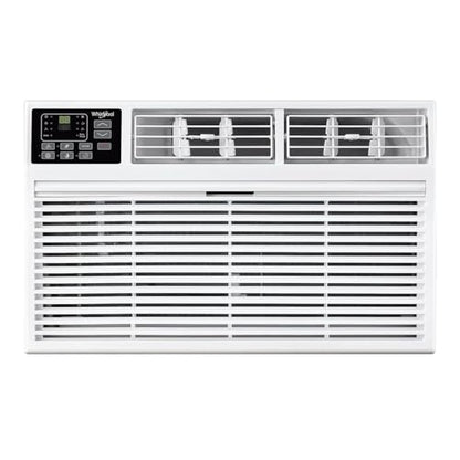 Whirlpool 10,000 BTU Through the Wall Air Conditioner, 115V, Cools up to 450 Sq. Ft. for Living Room, Bedroom, Kitchen with Dehumidifier and Remote Control, White - size: 10,000 BTU