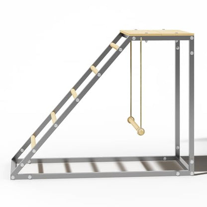 TrailBlaze 90x40x70CM Heavy-Duty Chicken Perch & Ladder – Durable Weatherproof Roosting Bars, Non-Slip, Easy-Clean Design, Promotes Activity for Poultry, Ducks, Geese, Pigeons, Farm Accessory - size: 37.6" L x 15.7" W x 27.5" H