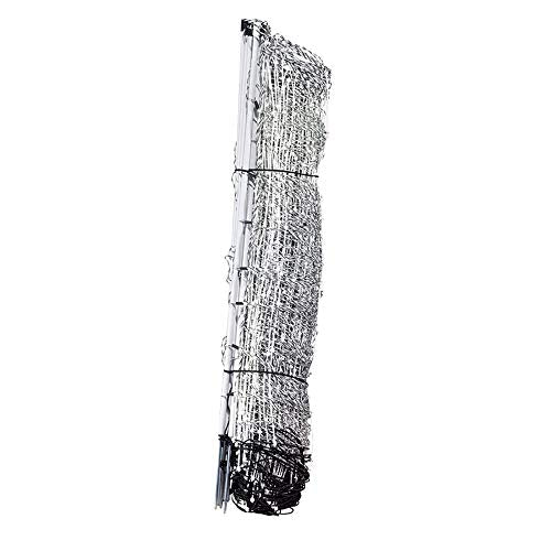 Premier 1 ElectroNet® 35"H x 164'L Portable Electric Fence with Built-in Single Spike Posts | White/Black Fence for Sheep & Goats