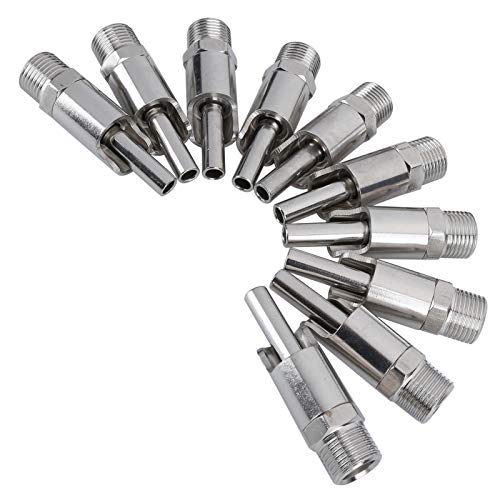 Automatic Pig Nipple Drinker Pig Water Nozzle Poultry Watering System for Sows Piglets Drinking (Stainless Steel) - color: Stainless Steel