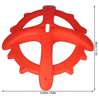 Pssopp Chain Iron Veterinary Bait Adjustable Plastic Toy for Farm, Material, Scented Design, Prevents Mutual Biting, Ideal for Animal Welfare