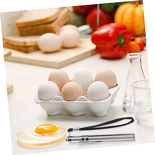 2pcs Portable Egg Candler with Safe Light Design Multi-Purpose Household Candling Lamp for Chicken Duck Goose and Quail Eggs Durable Candling Supply