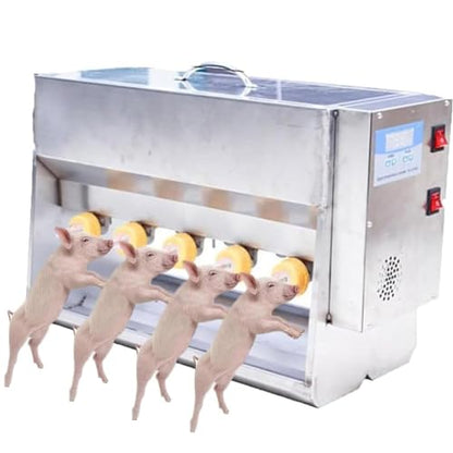 Piglet Nursing Bottle, Piglet Feeder, 10/14 Nipple, Piglet Care Station, Stainless Steel Piglet Feeder, Suitable for Piglets, Lambs,10 Heads - size: 10 heads