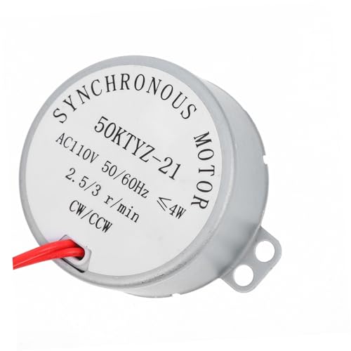 YARNOW Synchronous Egg Turner Motor for Incubators Small Electric Turntable Motor Replacement for Chicken Duck and Quail Eggs Practical Incubator Accessory
