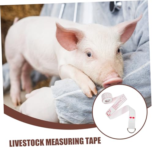 Toddmomy Measuring Tape for Horse and Livestock Cattle Pig Weight Tape Measure Portable Lightweight Easy to Use and Store