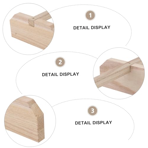 Healifty Wood Roosting Bar Chicken Perch Natural Wooden Roosting Bar for Hens and Roosters Exercise Smooth Polished Surface Chicken Coop Ladder for Relaxation and Play