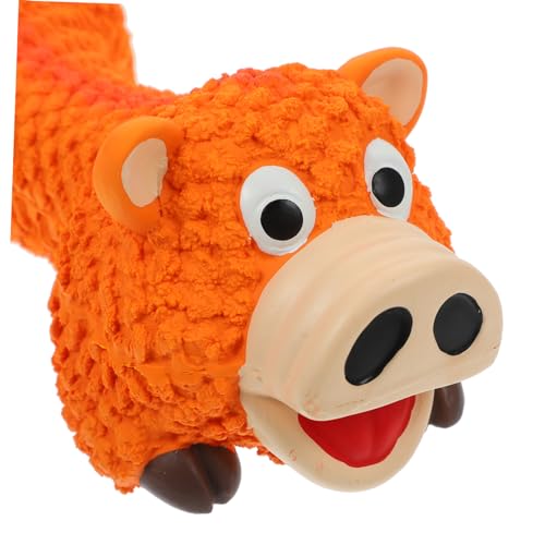 POPETPOP Pet Chewing Toy Interactive Molar Plaything for Dogs and Squeaky Pig Design for Boredom Relief and Training Fun