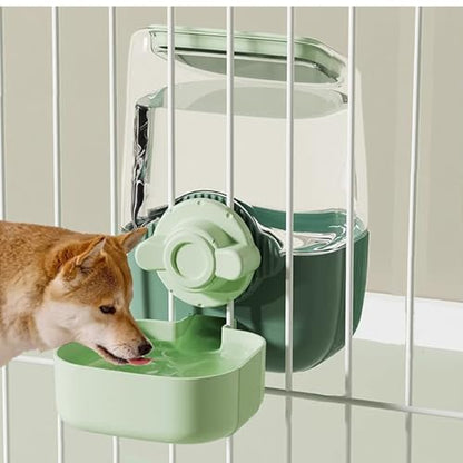 Pet Hanging Automatic Feeders Drinking Bowls，Gravity Rabbit Feeder and Water Set，Cage Cat Food Bowl Feeding Station for Puppy Kitten Chinchilla Hedgehog Guinea Pig Ferret (Yellow-Food) - color: Yellow-Food