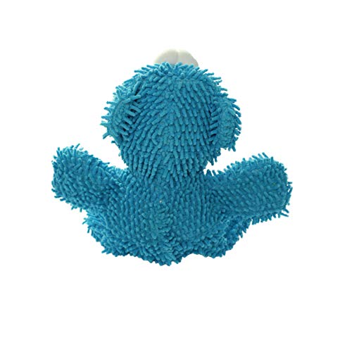 MIGHTY® 2 Pack Microfiber Medium Monster Dog Toys | Ultra Durable Plush Toy with Multiple Layers & Reinforced Seams , Washable and Floats , Mighty® Construction - color: 2PK Blue Monster