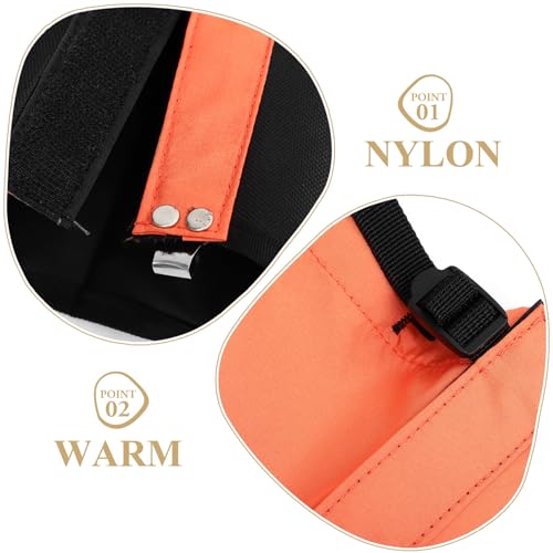 BESPORTBLE Windproof Tear-Resistant Hiking Leg Gaiters for Men Calf Covers with Buckle Strap Snow Outdoor Protection for Backpacking Running Climbing Biking Gardening
