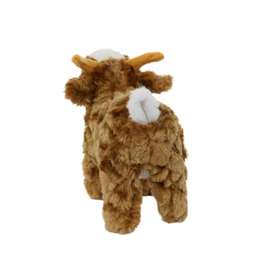MIGHTY Tuffy 2 Pack Goat Ultra Durable Plush Dog Toy | Multiple Layers & Reinforced Seams , Washable and Floats , Mighty® Construction - color: 2PK Large Brown Goat