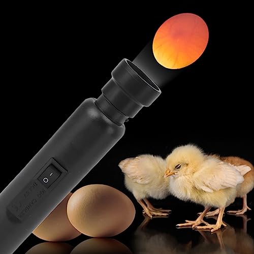 Egg Candlers for Chicken Eggs, LED Egg Candler Cool Light Egg Candler Tester for Goose Chicken Duck Egg Incubator Accessories, Egg Candling Light Tester Lamp Egg Checker