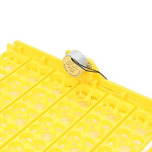 Akozon 156pcs Fully Automatic Egg Incubator Tray Durable Plastic Egg Turner for Chicken, Duck, and Quail (110V) - size: 17.3"L x 5.5"W x 3.9"H, style: 110V