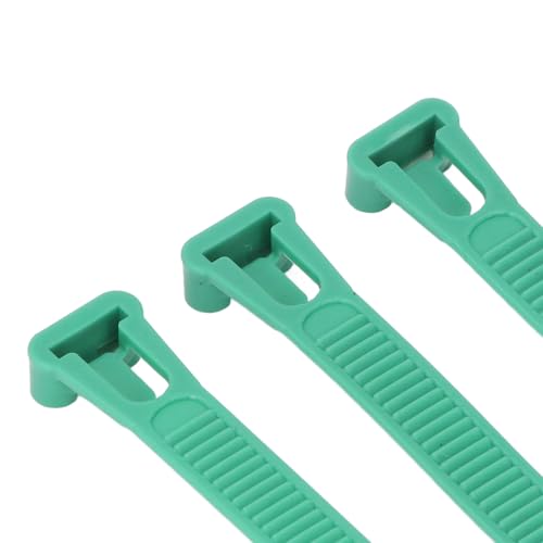 Keenso Chicken Leg Bands 1-100 Numbered Labels for Easy Breed Classification and Noise Reduction Pack of 100 (Green) - color: Green