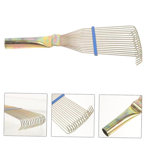 POPETPOP 2pcs Rake for Livestock Ergonomic Dematting Comb with Comfortable Handle for Sheep Cattle Grooming Easy to Clean and Gentle Animal Hair for Home Care