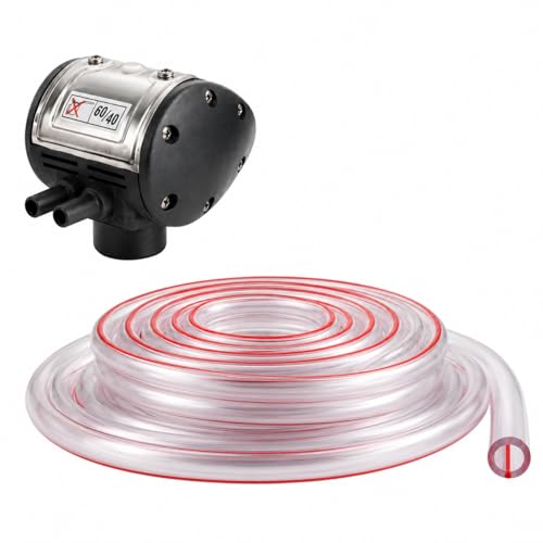 Cow Pulsator with Food-Grade Milk Hose, BPA Free, 1/2", 35/64", 5/8", Three-Way and Pulsator Hose Included (1/2" Milk Hose and Pulsator Hose) - size: 1/2" Milk Hose and Pulsator Hose