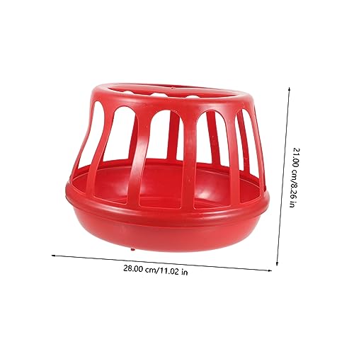 6kg Chicken Feeder Dispenser Durable Plastic Poultry Food Container for Chickens Quails and Other Livestock Easy to Install and Clean Capacity Lightweight Design