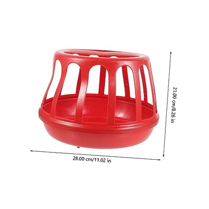 6kg Chicken Feeder Dispenser Durable Plastic Poultry Food Container for Chickens Quails and Other Livestock Easy to Install and Clean Capacity Lightweight Design