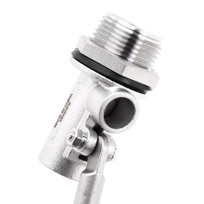 Stainless Steel Float Ball Valves - 3/4" NPT Male Thread Flow Control Float Sensor Valve Automatic Water Level Control Float For Tank Pond Water Tower (pack of 2) - size: 0.75 Inch