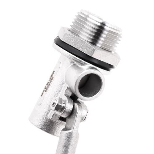 Stainless Steel Float Ball Valves - 3/4" NPT Male Thread Flow Control Float Sensor Valve Automatic Water Level Control Float For Tank Pond Water Tower (pack of 2) - size: 0.75 Inch