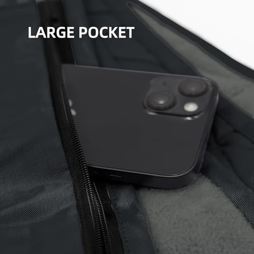 Large Outdoor Waterproof Blanket Extra Thick Fleece Stadium Blanket for Camping, Car, Pet, Picnics - Windproof, Wearable, Machine Washable 80" x 58" (Black Gray,Hooded) - color: Hooded-black Gray