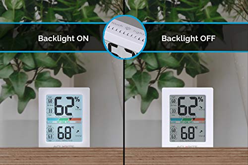AcuRite Pro Humidity Meter & Thermometer, Hygrometer with Backlight - color: Hygrometer with Backlight
