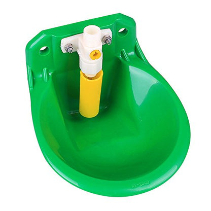 Automatic Sheep Water Bowl Vertical Nuzzled Valve Auto Fill Goat Waterer | Livestock Water Trough for Horse Pig Hog Cow, Self-filling Cattle Tank, animal multi-purpose Bucket Drinker watering system