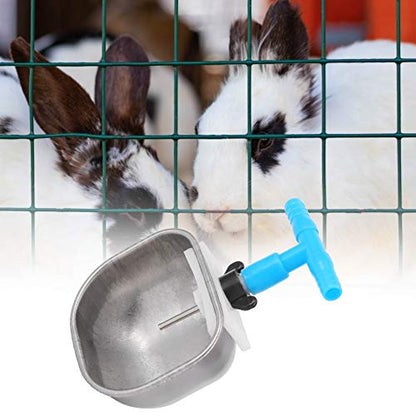 Akozon 5Pcs Nipple Drinking Waterer Stainless Steel Automatic Drinker Bowl for Rabbits Farm Accessory for Efficient Livestock Feeding (#12) - size: #12