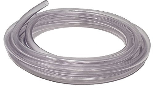 Food Grade Crystal Clear Vinyl Tubing, 1/4-Inch ID x 3/8-Inch OD, 10-FT, Made in USA - size: 10 Ft