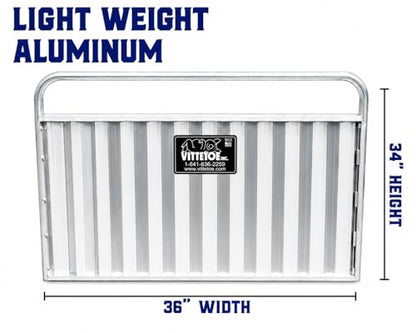 3 Foot Aluminum Livestock Sorting Panel, (36" x 34") Lightweight and Durable Livestock Panels to Guide Pigs, Cattle, Goats, Sheep. Versatile Livestock Handling Equipment | Lightweight