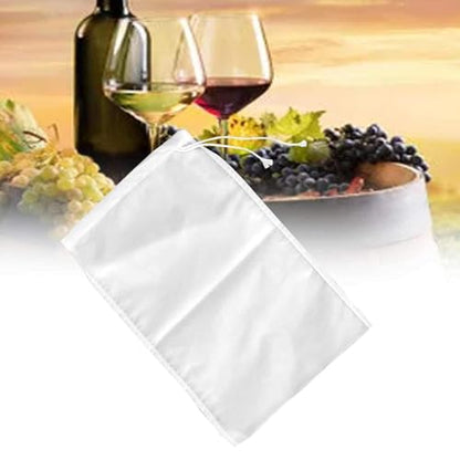 2 Pack Nut Milk Bag, Strainer Bag Tea Filter Bags Food Strainer Reusable Food Filter 300 Mesh Fine Mesh Strainer for Straining Almond Soy Cold Brew Coffee Bag Cheese Cloth for Milk